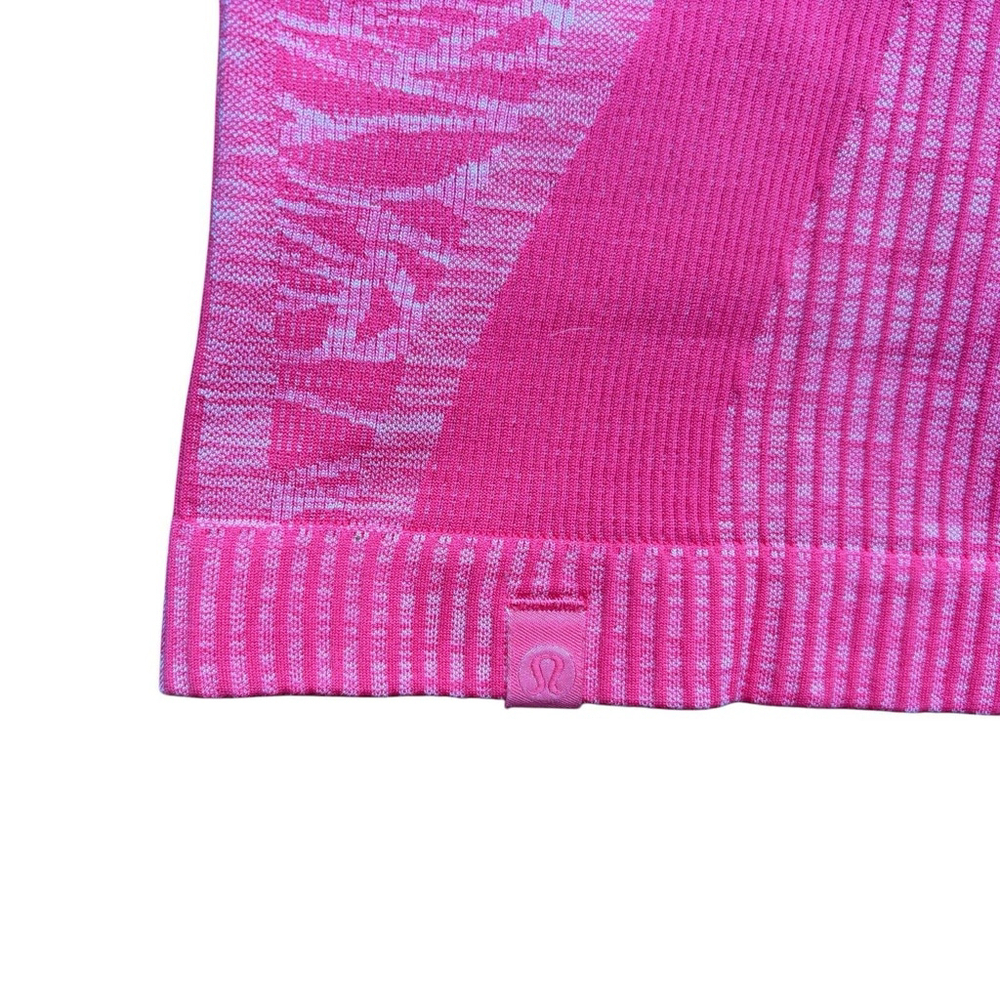 Lululemon Restless Pullover Heathered Boom Juice Pink Long Sleeve Sz. 8 - Picture 2 of 3